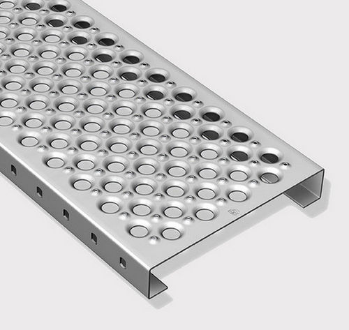 Metall-Gitterrost - R11- R12, 2.0 - 3.0 mm | Round F - Graepel - Blech / rutschfest