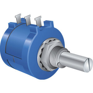 Singleturn-Potentiometer - H-385 - BOURNS - manuell / Leitkunststoff / Präzision