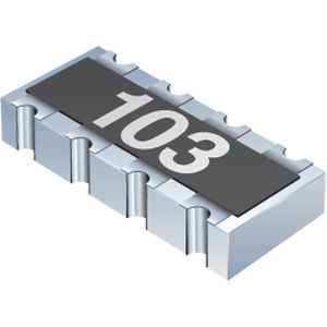 Dickschicht-Widerstandsarray - CA series - BOURNS - SMD / für Telekom-Anwendungen