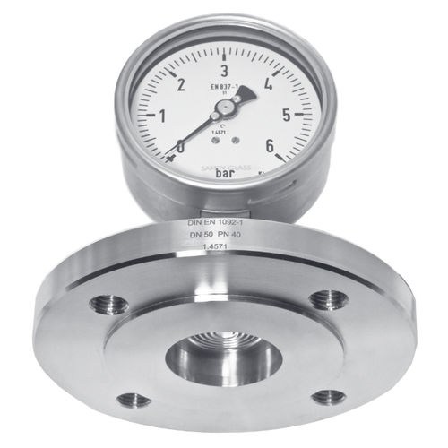Membrandruckmittler mit Flanschanschluss - D702   - Manfred Jünemann Mess- und Regeltechnik GmbH - für Manometer / chemisch