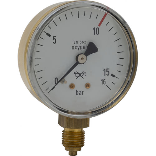 Differential-Manometer - R17 series - Manfred Jünemann Mess- und Regeltechnik GmbH - mit Zifferblatt-Anzeige / Stahl / Kunststoff