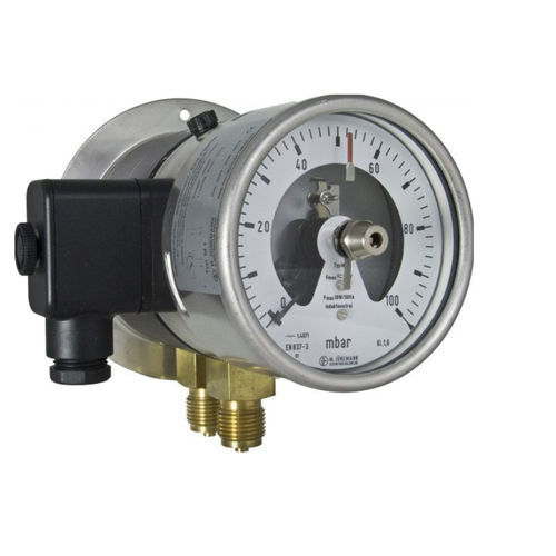Differential-Manometer - DM10   - Manfred Jünemann Mess- und Regeltechnik GmbH - Relativdruck / mit Zifferblatt-Anzeige / Edelstahl