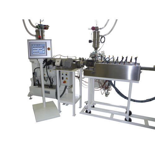 Extrusionsanlage für die Medizintechnik - KES series - Ematik GmbH - Rohr / für Thermoplaste / Spiralschlauch