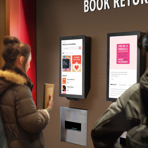Terminal mit Touchscreen - INFOTERMINAL 15.6 - Pyramid Computer GmbH - Kiosk / wandmontiert / 1920 x 1080