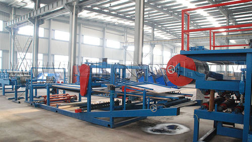 EPS-Sandwichplatten-Produktionsanlage - SP-5 - Shanghai Zhongji Machinery Co.ltd - kontinuierlich