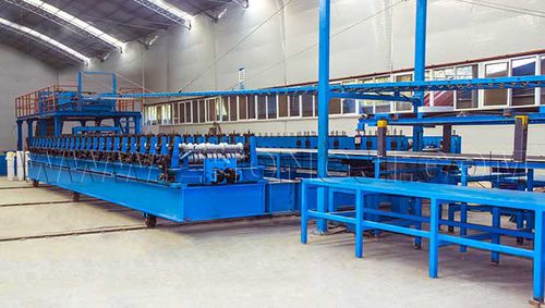 PUR-Sandwichplatte-Produktionsanlage - TN40 - Shanghai Zhongji Machinery Co.ltd - automatisch / kontinuierlich