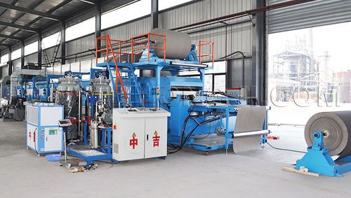 Isolierplatten-Produktionsanlage - SP-PU-PE - Shanghai Zhongji Machinery Co.ltd - automatisiert / kontinuierlich