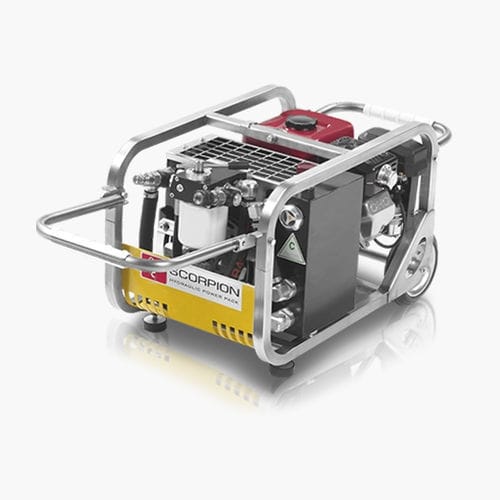 Hydraulikaggregat mit Verbrennungsmotor - SCORPION - DOA Hydraulic Tools Srl - Öl / für Hubanwendungen / Maschine