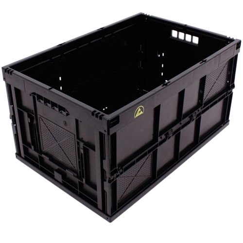 Leitfähiger Behälter - Falter 6432 cond - WALTHER Faltsysteme GmbH - FALTBOX - PP / Transport / Industrie