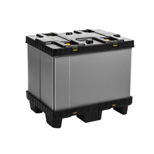 HDPE-Palettenbox - Mega-Pack 800 - WALTHER Faltsysteme GmbH - FALTBOX - PP / Transport / Industrie