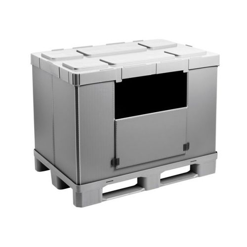 PP-Palettenbox - Mega-Pack 1200 Hybox - WALTHER Faltsysteme GmbH - FALTBOX - Transport / Industrie / zusammenklappbar