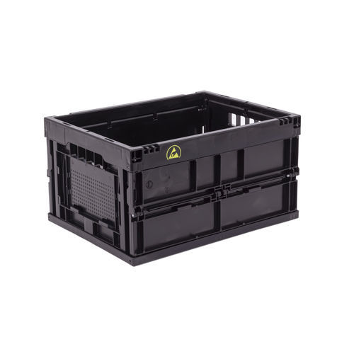PP-Behälter - Falter 4322 cond - WALTHER Faltsysteme GmbH - FALTBOX - Lager / Industrie / mit Griffen