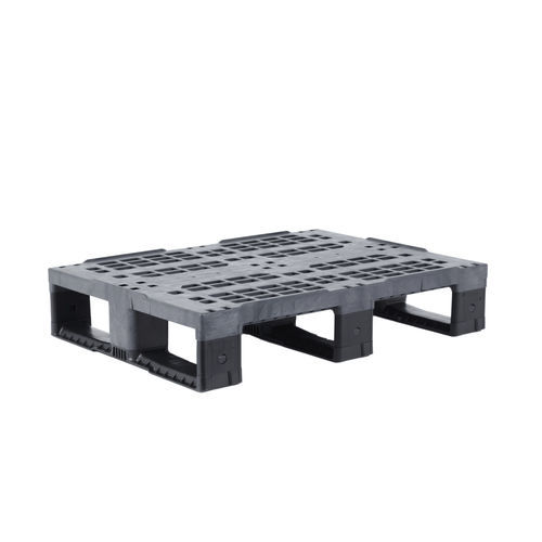 Recyclingkunststoff-Palette - 8060 - 1 reg - WALTHER Faltsysteme GmbH - FALTBOX - PP / Industrie / Lager