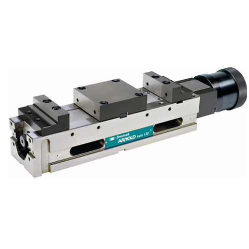 Schraubstock für Werkzeugmaschinen - 040 600 ARNOLD TWIN - Fresmak - für Schleifmaschine / pneumatisch / vertikal