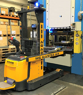 Wagen für Materialumschlag - WG MASTER - AGAB Pressautomation AB - Form / elektrisch / batteriebetrieben