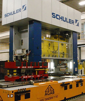 Schienengeführter Wagen / für Materialumschlag - WG Tandem - AGAB Pressautomation AB - für schwere Lasten / elektrisch