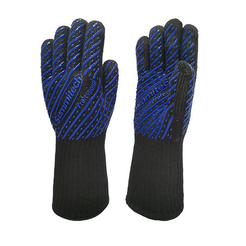 Handschuh für Materialumschlag - ST7 BK - Sumirubber Malaysia Sdn. Bhd. - für die Lebensmittelindustrie / Hitzeschutz / Baumwolle