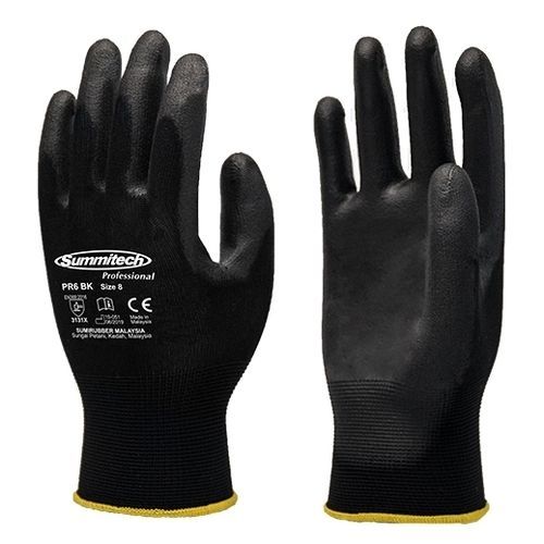 Handschuh für Materialumschlag - PR6 BK - Sumirubber Malaysia Sdn. Bhd. - Industrie / abriebfest / aus PU