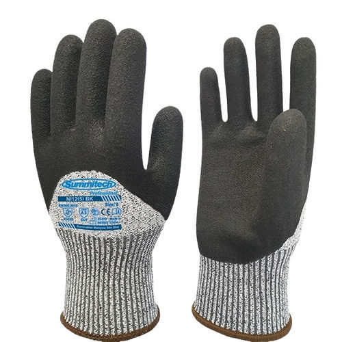 Handschuh für Materialumschlag - NI12(5) BK - Sumirubber Malaysia Sdn. Bhd. - Industrie / Schnittschutz / abriebfest