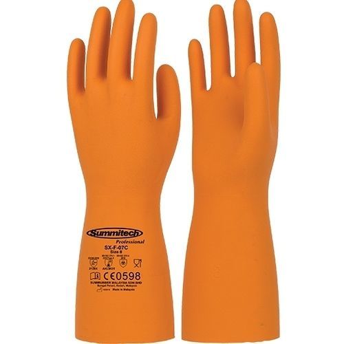 Handschuh für Materialumschlag - SX-F-07C - Sumirubber Malaysia Sdn. Bhd. - Industrie / chemikalienbeständig / Gummi