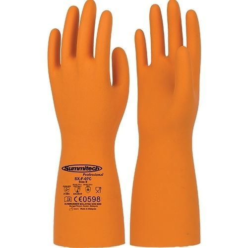 Handschuh für Materialumschlag - SX-F-07C - Sumirubber Malaysia Sdn. Bhd. - für die chemische Industrie / chemikalienbeständig / mechanischer Schutz
