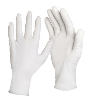 Laborhandschuh - 0.12 mm | R101-P - Sumirubber Malaysia Sdn. Bhd. - chemikalienbeständig / Gummi / Einweg