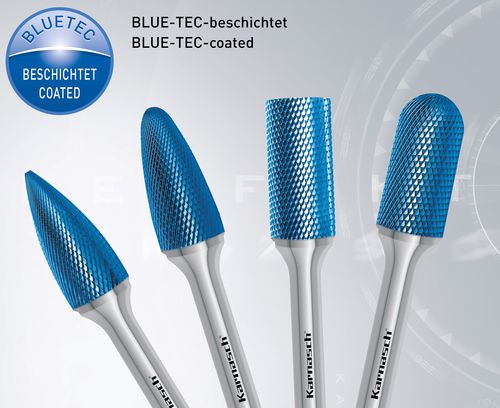 Schaftfräser - Blue-Tec  - Karnasch Professional Tools GmbH - Vollmetall / Frässtift / Wolframcarbid