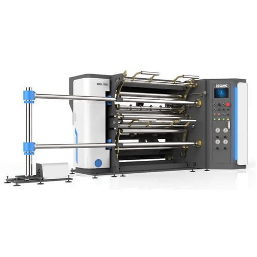 Automatischer Rollenschneider - GSFQ1300B - Zhejiang Deguang Machinery Co. , Ltd. - Hochgeschwindigkeit / für Papier / für Kunststofffolien