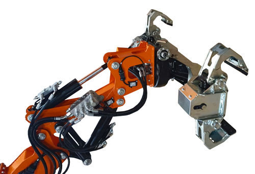 Hydraulischer Manipulator - JIB500GR - Jekko Cranes - mit Greifsystem / für Rohre / drehbar