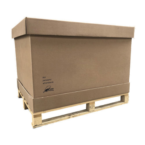 Holzpalettenbox - SPAZIO ZERO C&W - TELOS SRLS - Karton / Lager / Transport
