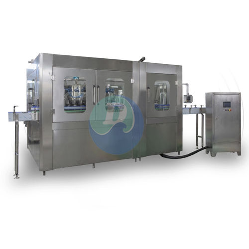 Automatische Abfüllmaschine mit Traysealer - GDF series - Shine Dew Water Equipment Co.,Ltd. - für PET-Flaschen / Dosen / für Flüssigkeiten