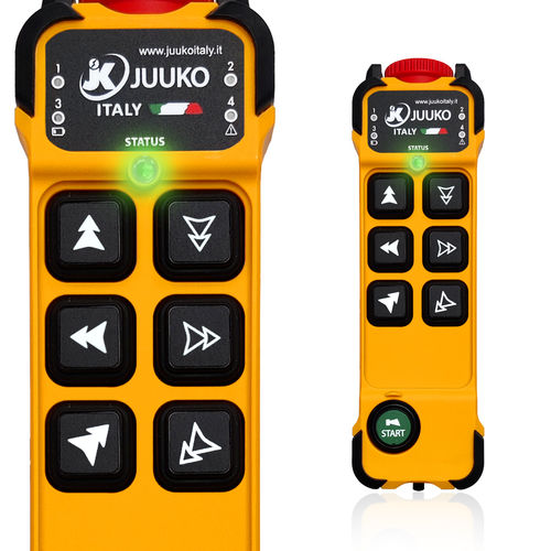 Fernbedienung mit 6 Tasten - JK606 - Juuko Italy - Funk / mit konfigurierbaren Tasten / für Laufkran
