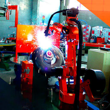 Schweißroboterzelle - C.E.R.V. srl - für Flaschen / für die Automobilindustrie / für Heizkessel