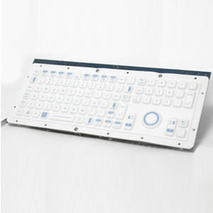 Einbaufähige Tastatur - KIO7800 Series - CTI Electronics Corporation - mit mechanischen Tasten / 101-104 Tasten / mit anderem Anzeigegerät