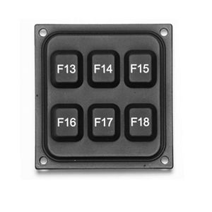 Einbaufähiger Nummernblock - KP6000 Series - CTI Electronics Corporation - Silikongummi / USB / IP66
