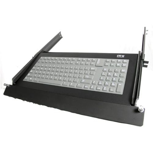 Tastatur auf Einschub - KI3700 Series - CTI Electronics Corporation - mit mechanischen Tasten / 101-104 Tasten / Industrie