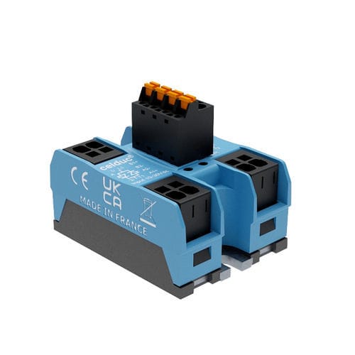 Statisches Relais / 12 V AC - SOBR96 series - celduc relais - 24 V AC / Zweiphasen / mit Schnellverbindung