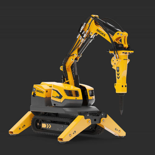 Ferngesteuerter Abbruchroboter - Brokk 70+  - Brokk - kompakt