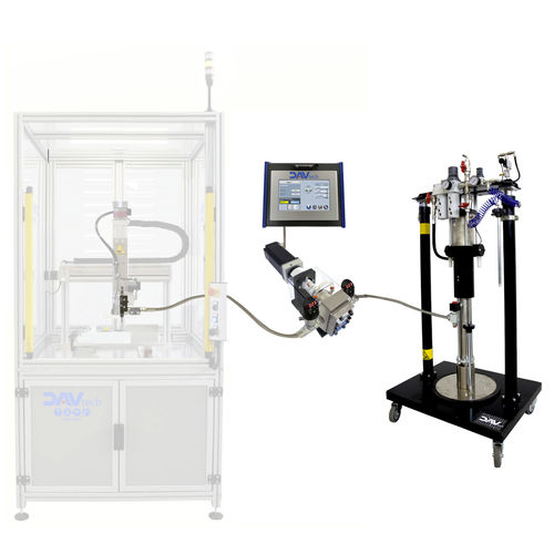 Volumetrisches Dosiersystem - DAV TECH Srl - für MS-Dichtungsmittel / programmierbar / robotisiert