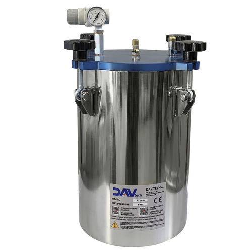 Druckbehälter - PT16 - DAV TECH Srl - Öl / für Anaerobleim / für Epoxidkleber