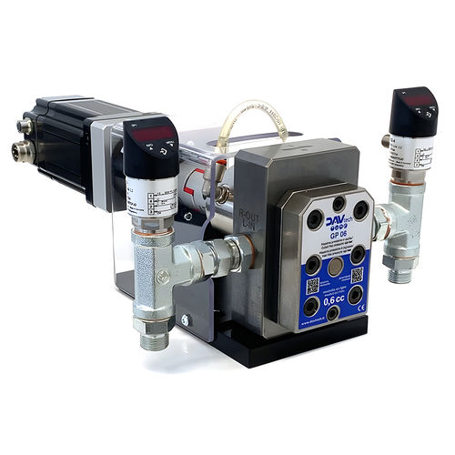 Volumetrische Dosierpumpe - GP 06 - DAV TECH Srl - Zahnrad / Öl / Methacrylat-Klebstoff (MMA)