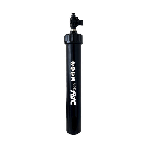 Patronenträger / anodisiertes Aluminium - 12 oz - DAV TECH Srl - mit Niveaudetektor