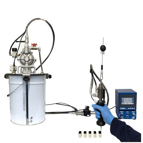 Füllsystem für Töpfe - DAV TECH Srl - Öl / für haftende Materialien / für Epoxidkleber