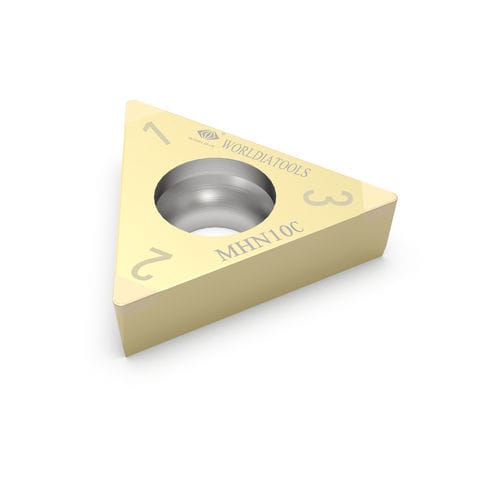 Drehwendeschneidplatte - TCGW 090202 - Beijing Worldia Diamond Tools Co., Ltd - CBN / für gehärteten Stähl / beschichtet