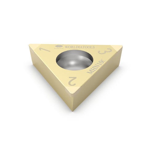 Drehwendeschneidplatte - TCGW 110204 - Beijing Worldia Diamond Tools Co., Ltd - CBN / für gehärteten Stähl / beschichtet