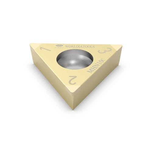 Drehwendeschneidplatte - TCGW 110208 - Beijing Worldia Diamond Tools Co., Ltd - CBN / für gehärteten Stähl / beschichtet
