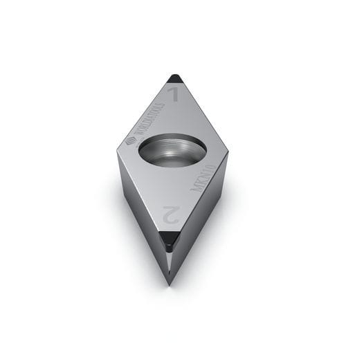 Drehwendeschneidplatte - VCGW 160408 - Beijing Worldia Diamond Tools Co., Ltd - CBN / für Gusseisen