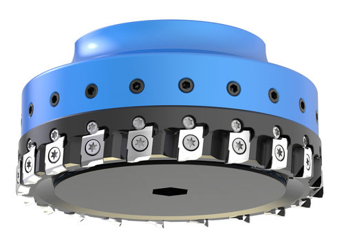 Walzenstirnfräswerkzeug - FMP125SB40-BE12-20 - Beijing Worldia Diamond Tools Co., Ltd - indexierbar / Schlicht / Plan