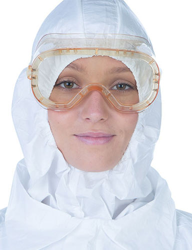Vollsicht-Schutzbrille / ballistische - BVGS - BioClean - Polycarbonat / PVC / beschlagfrei