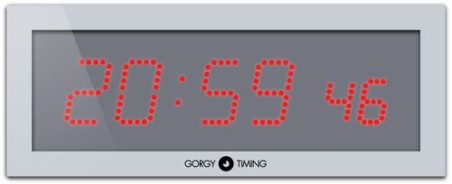 Digitaluhr - LEDI® 7.S - GORGY TIMING - LED / Synchron / wandmontiert